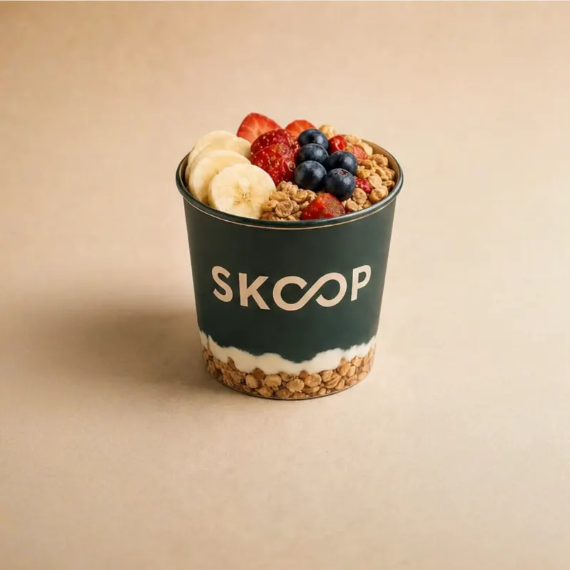 Pot SKOOP granola, yaourt et fruits frais